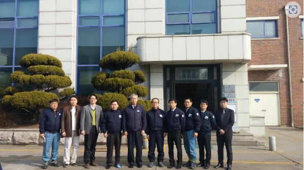 만도 사장님 및 관계자 신양금속 방문
