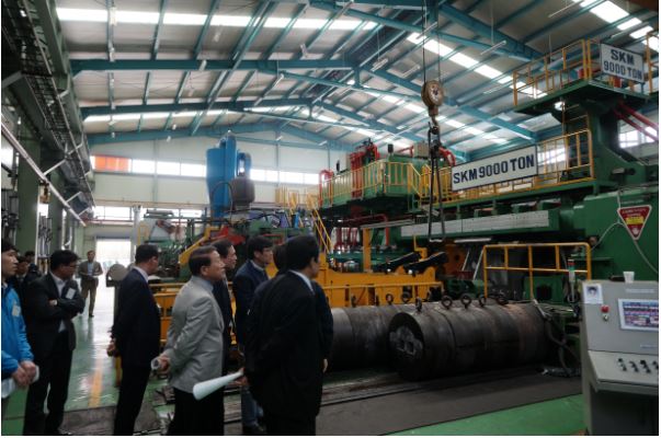 대리점 사장단 일행 방문